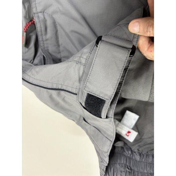 Alpine Men Medium (Actual 30 Adjustable x32) Ski Snow Pants Gray Lined Nylon EUC - Picture 8 of 9